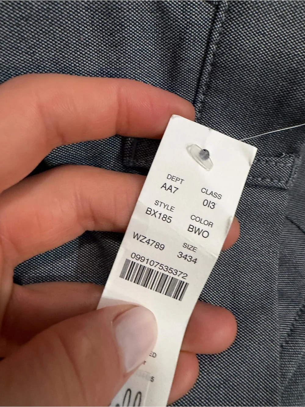 $128 J.Crew Men’s 484 Slim-fit tech oxford pants Black White Oxford Size